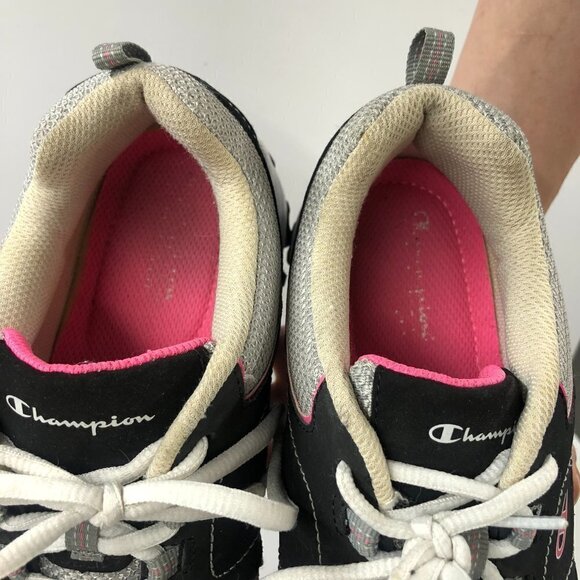 CHAMPION Black Pink White Running Athletic Shoes Sneakers Sz 9W - Picture 11 of 14